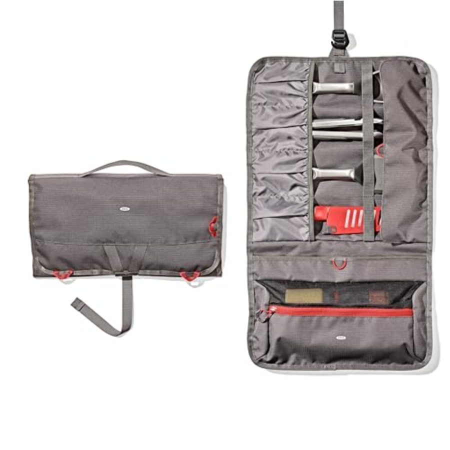 Camping Cooking Utensil Roll - Outdoor Camp Kitchen Tool Roll Camp