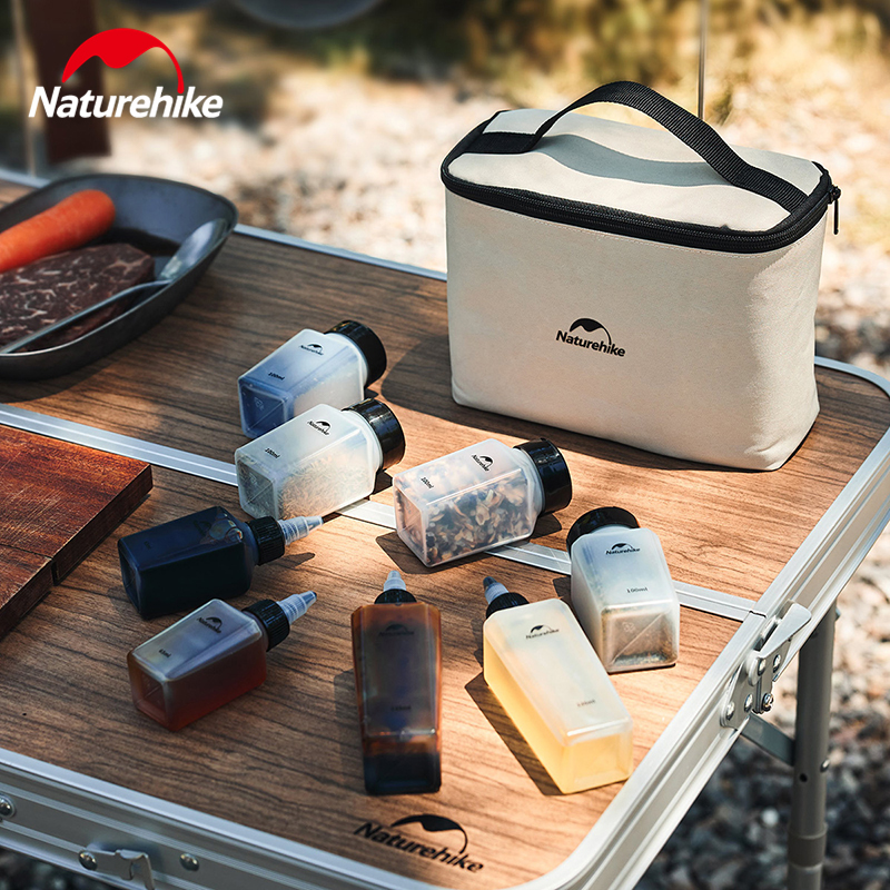 Camping Cooking Unit - Naturehike Condiment Bottle 6/8pcs Outdoor Portable