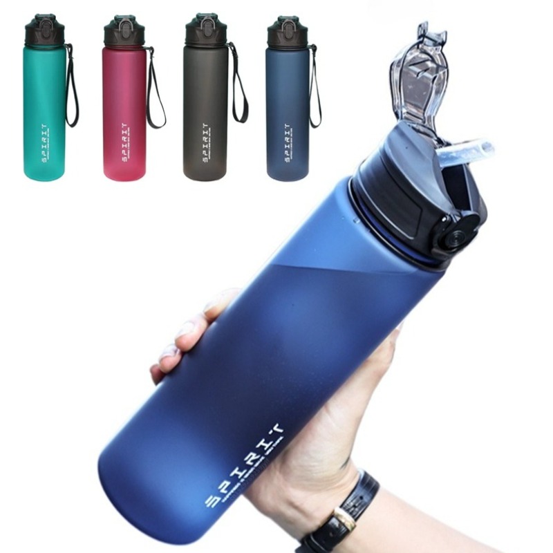 Camping Cooking Can - 750ml Sports Water Bottle with Straw