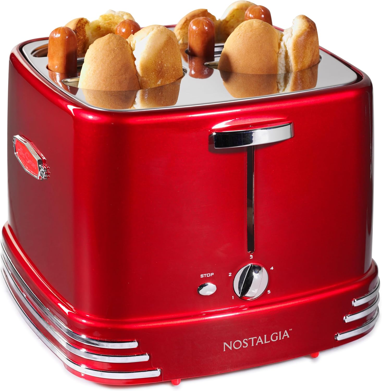 Pocket Coffee Maker - 4 Slot Hot Dog and Bun
