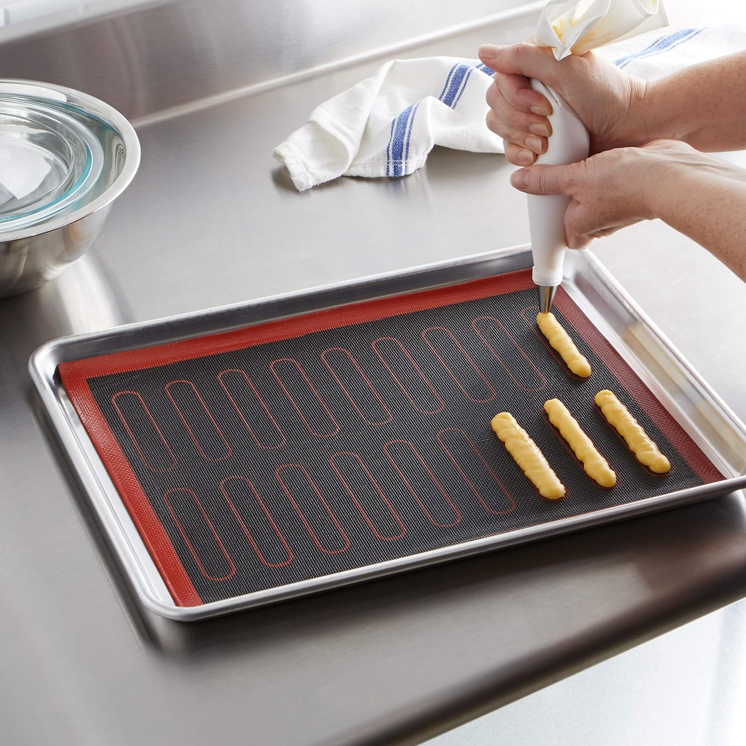 Camping Cooking Mat - 2 Pack Basics Non-Stick Silicone Baking