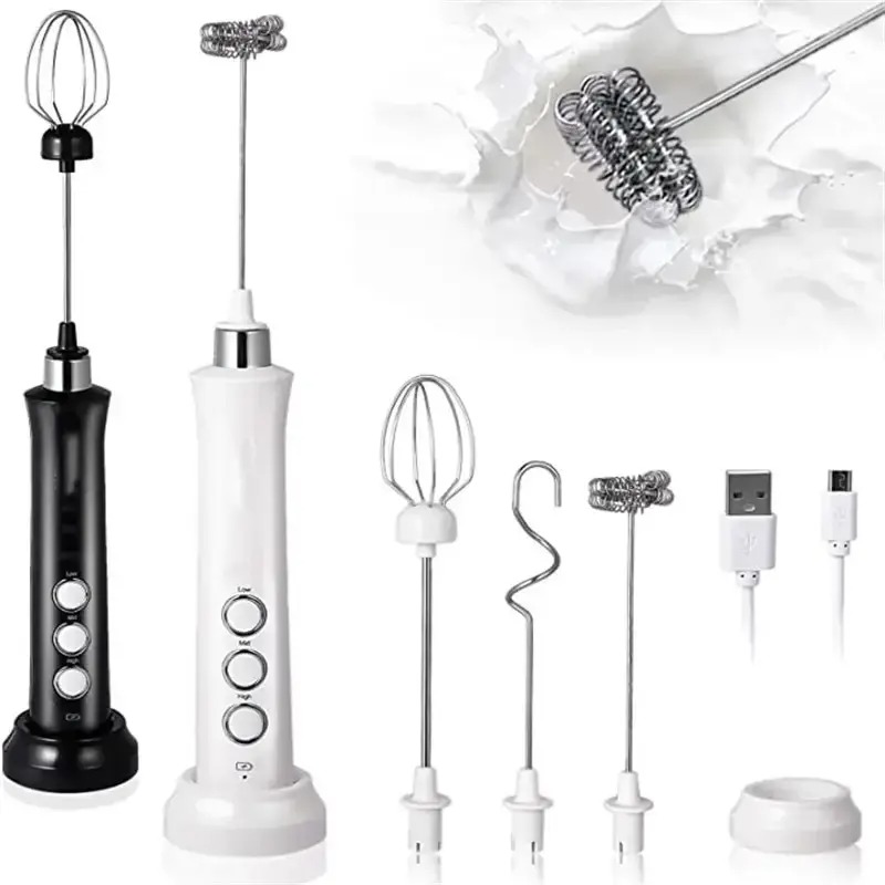 Pocket Coffee Maker - 3 In 1 Electric Milk Frother