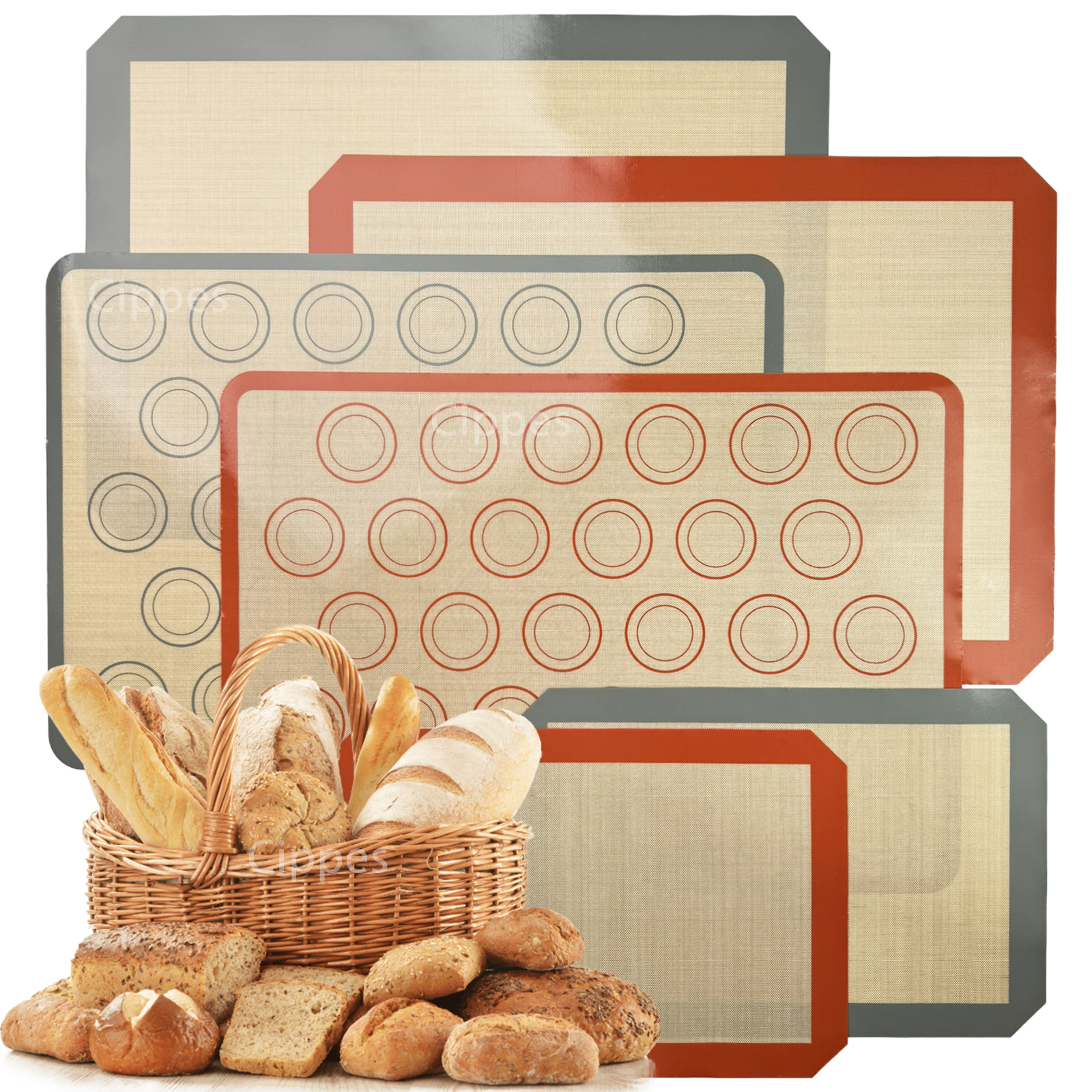 Camping Cooking Mat - 1PC Silicone Baking Mat for Oven,