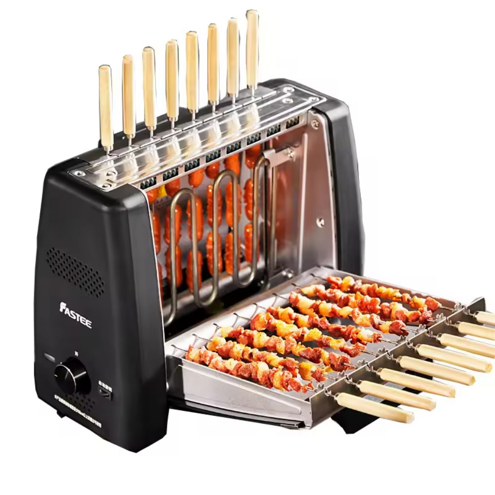 Camping Cooking Grill - Electric 16 Skewers Stainless Steel Kebab