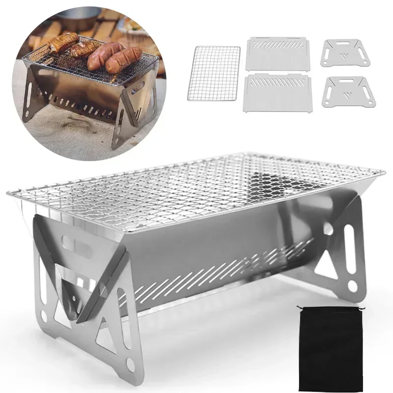 Camping Cooking Electric - Portable Folding Barbecue Grill Heating Stoves