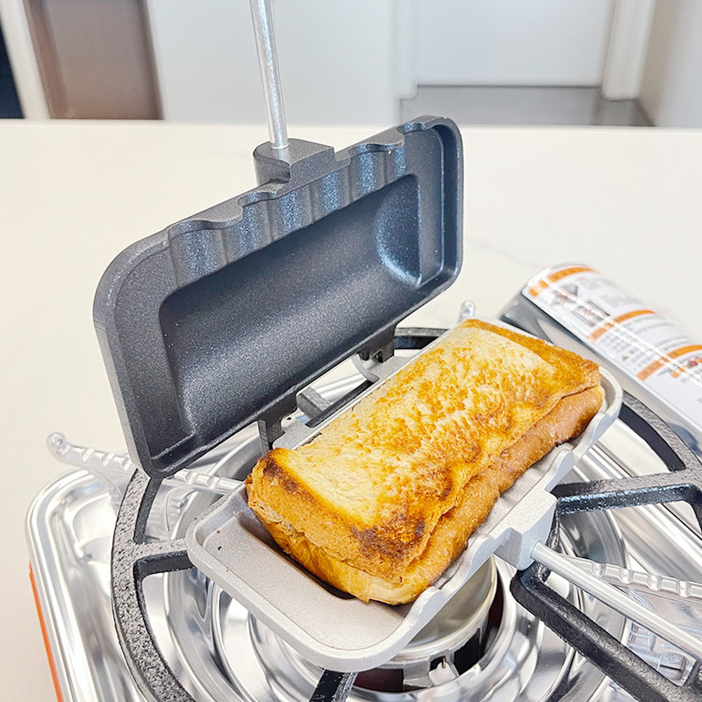 ANon-stick Aluminum Sandwich P - Camping Cooking Utensil Roll review and price