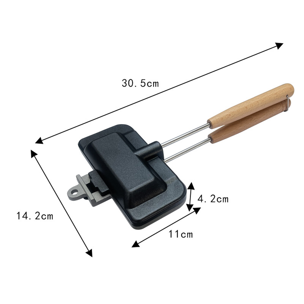 ANon-stick Aluminum Sandwich P - Camping Cooking Utensil Roll review and price