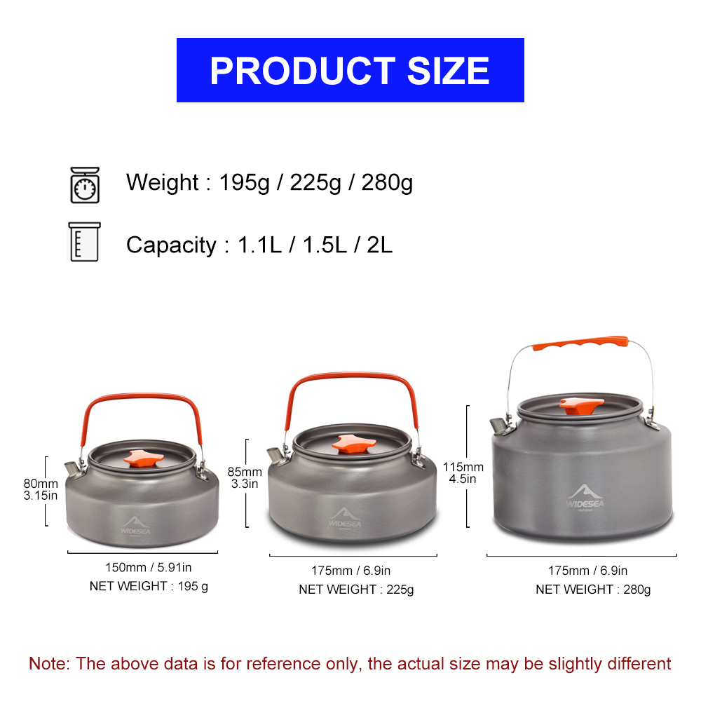 Widesea 1.1L 2L1.5L Camping Wa - Camping Cooking Unit review and price