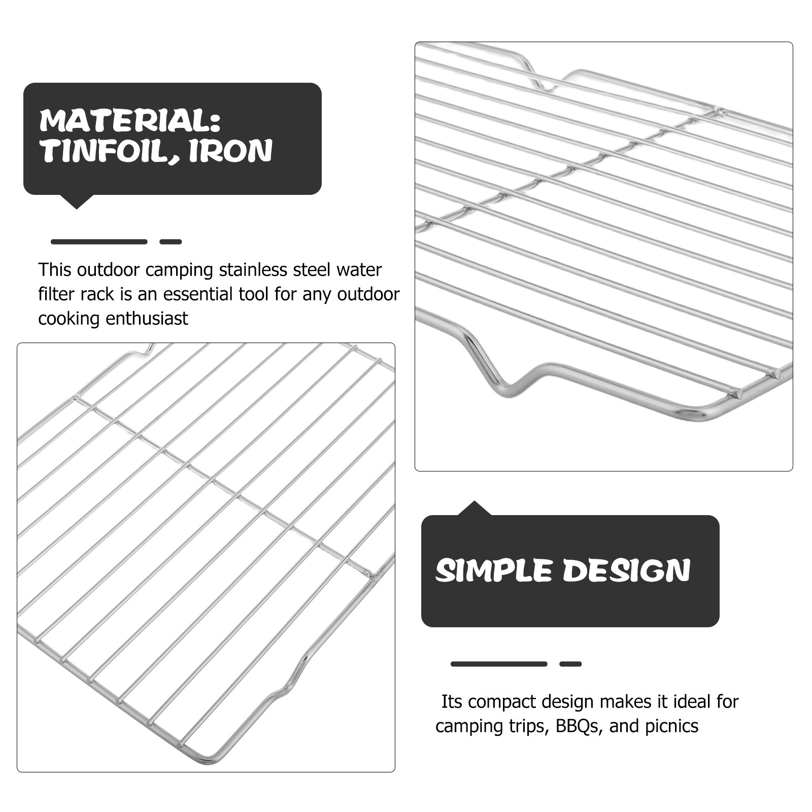 Outdoor Camping Stainless Stee - Camping Cooking Mat review and price