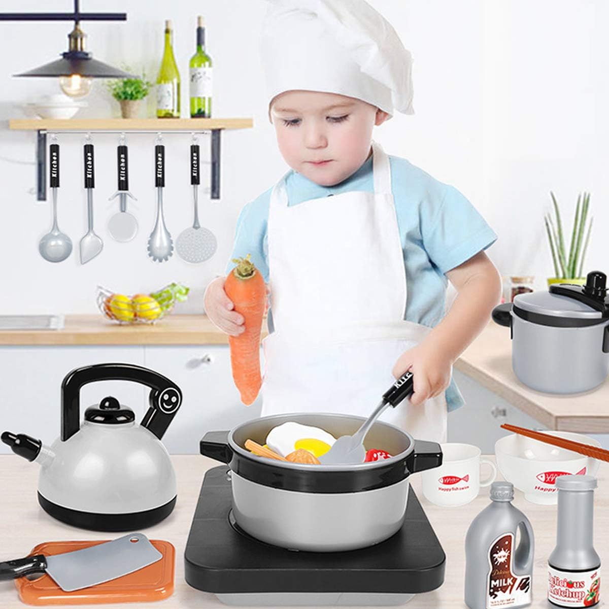 Kids Kitchen Toy Set Toddler P - Camping Cooking With Kids review and price
