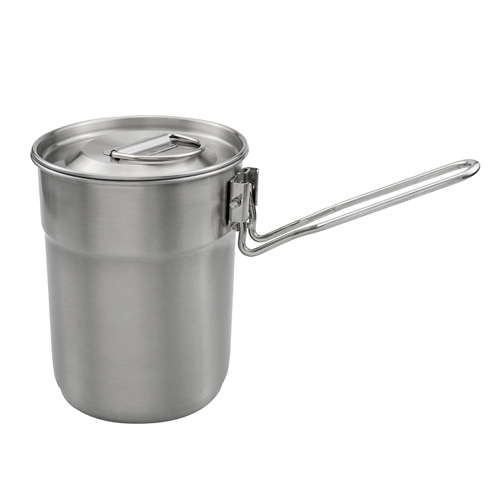 1L Coffee Cup with Folding Han - Camping Cooking Set Stainless Steel review and price