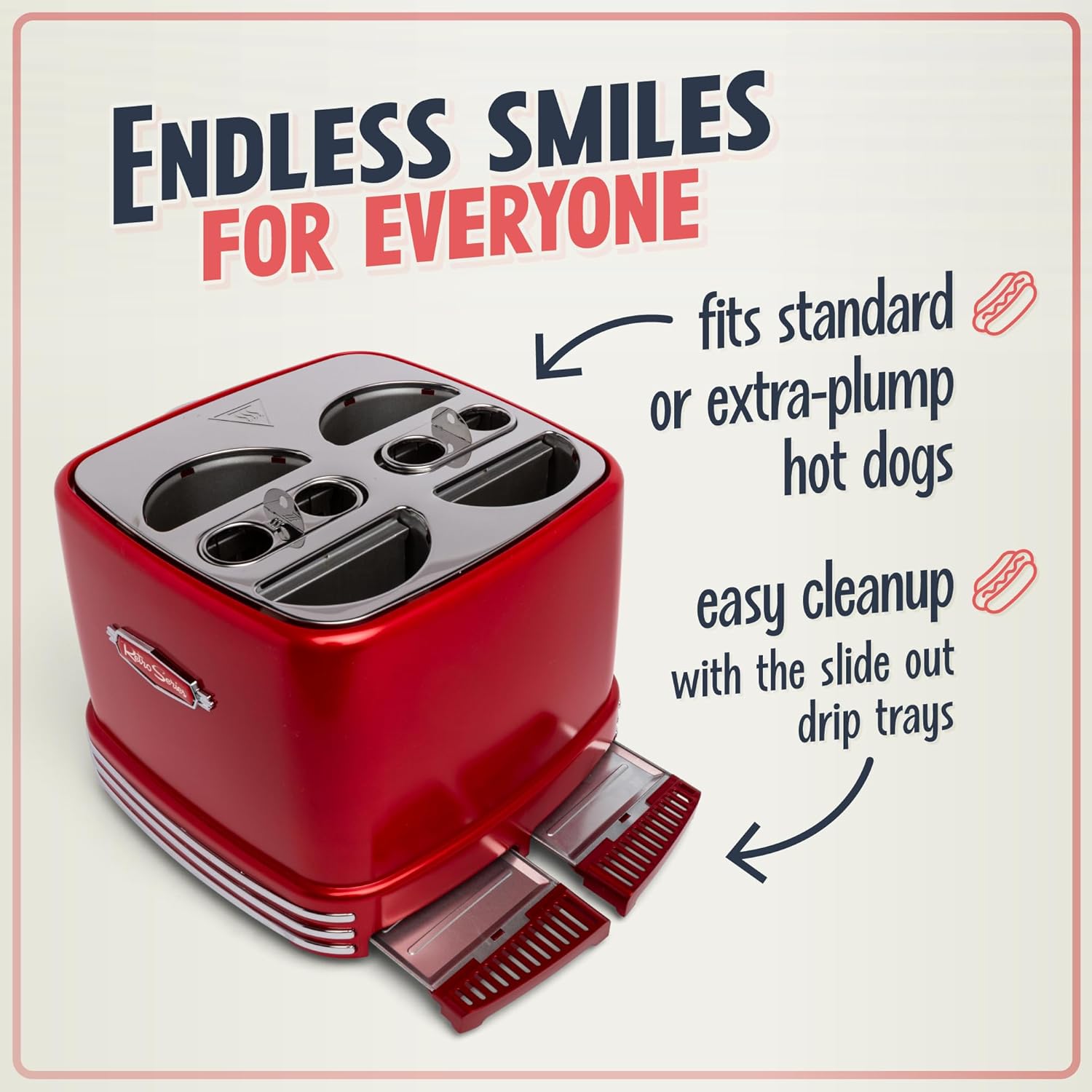 4 Slot Hot Dog and Bun Toaster - Pocket Coffee Maker review and price