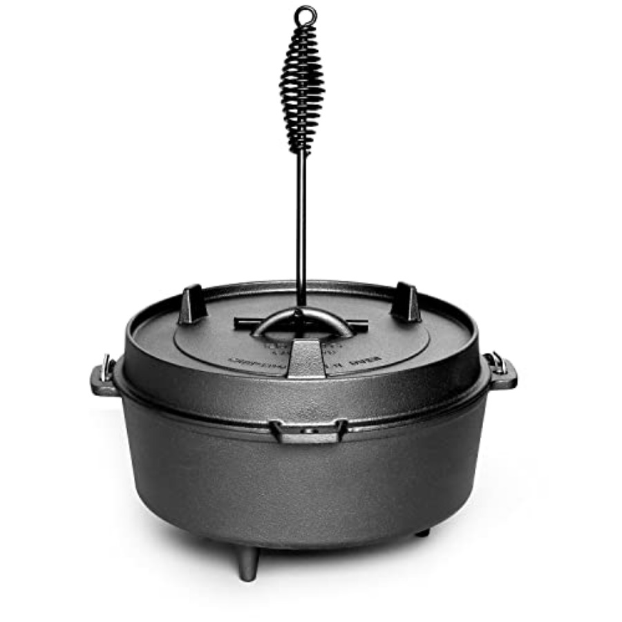 Pre-Seasoned Cast Iron Dutch O - Camp Dutch Oven Cast review and price