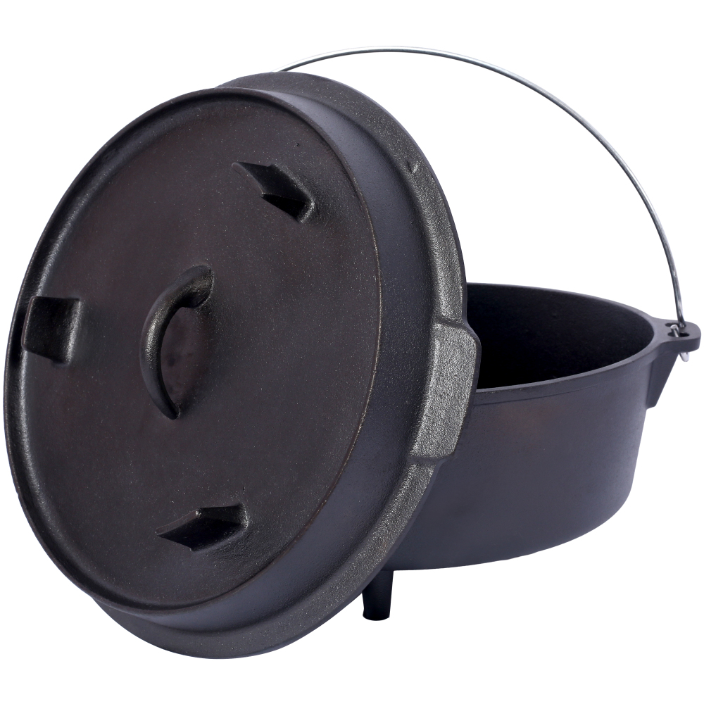Pre-Seasoned Cast Iron Dutch O - Camp Dutch Oven Cast review and price