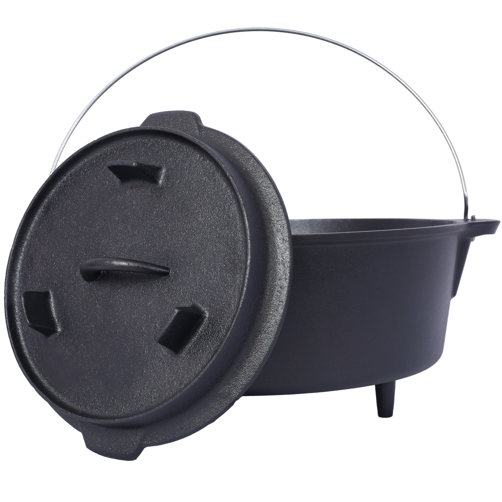 Pre-Seasoned Cast Iron Dutch O - Camp Dutch Oven Cast review and price