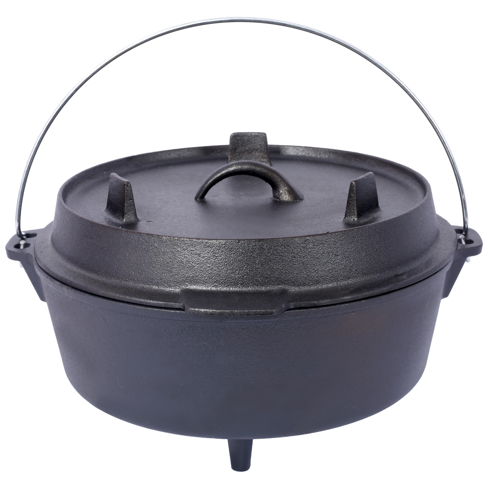 Pre-Seasoned Cast Iron Dutch O - Camp Dutch Oven Cast review and price