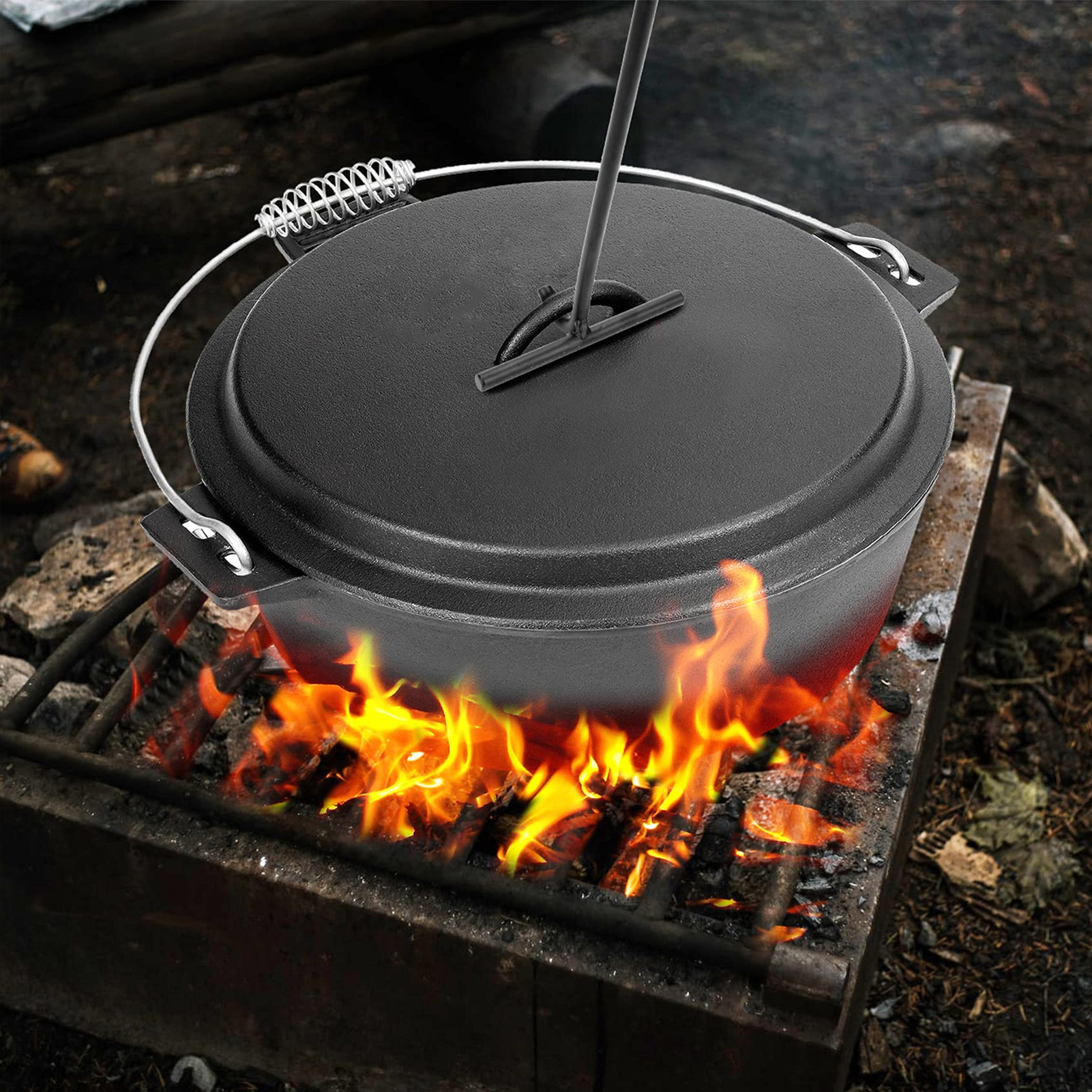 19.5cm Dutch Oven Lid Lifter C - Camp Dutch Oven Cast review and price