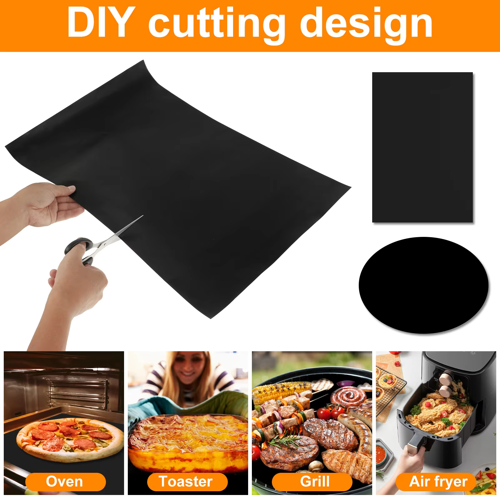 10Pcs Oven Liners Grill Mat 50 - Camping Cooking Mat review and price