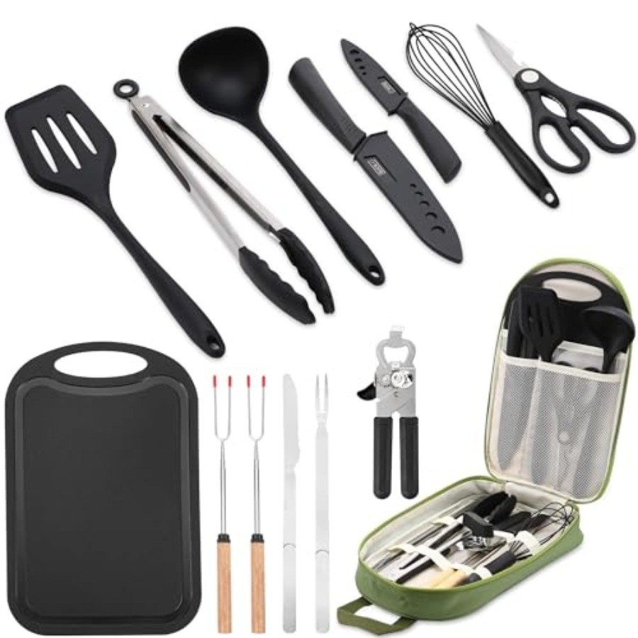 Camping Essentials Cookware Co - Camping Cooking Set Stainless Steel review and price