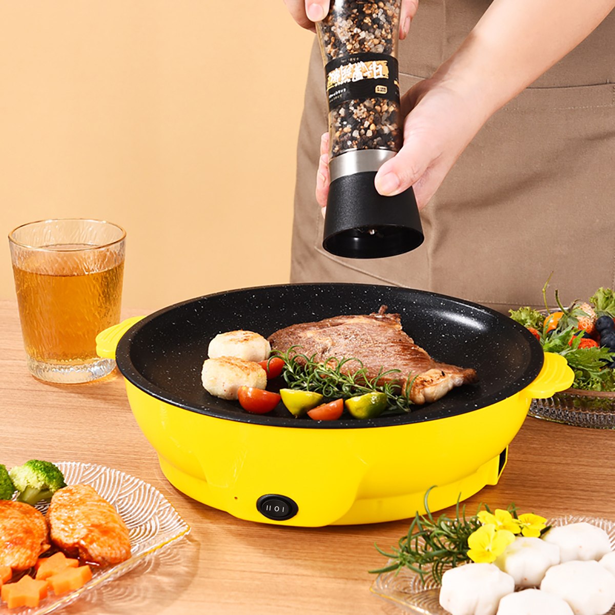 220V Multifunctional Electric  - Camping Cooking Electric review and price