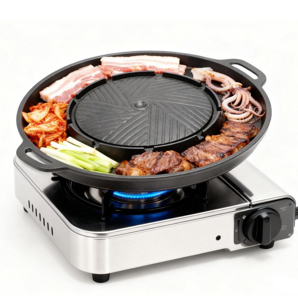 KOSUN Korean BBQ Grill Pan 2 i - Camping Cooking Grill review and price