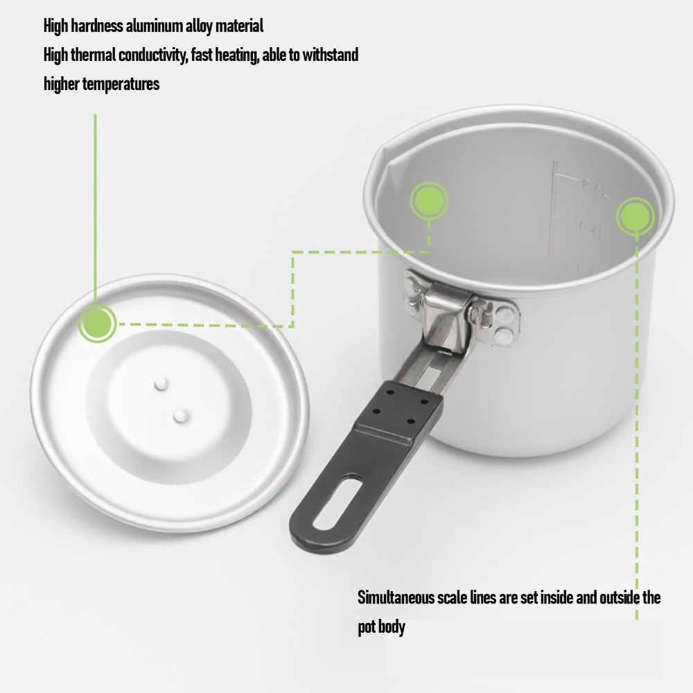 Camping Cooking Pot, 770ml Por - Camping Hiking Cooking review and price