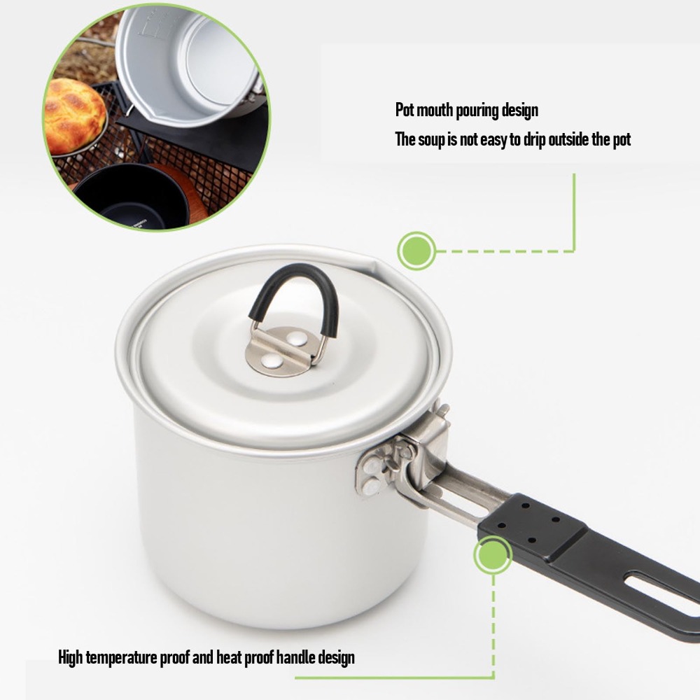 Camping Cooking Pot, 770ml Por - Camping Hiking Cooking review and price