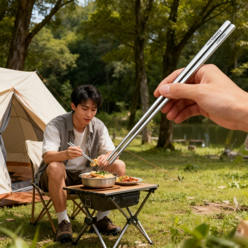 Durable Portable Titanium Chop - Camping No Cooking Meals review and price