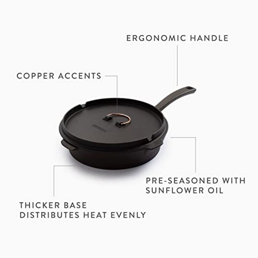 6-Inch All-In-One Cast Iron Sk - Camp Dutch Oven Cast review and price