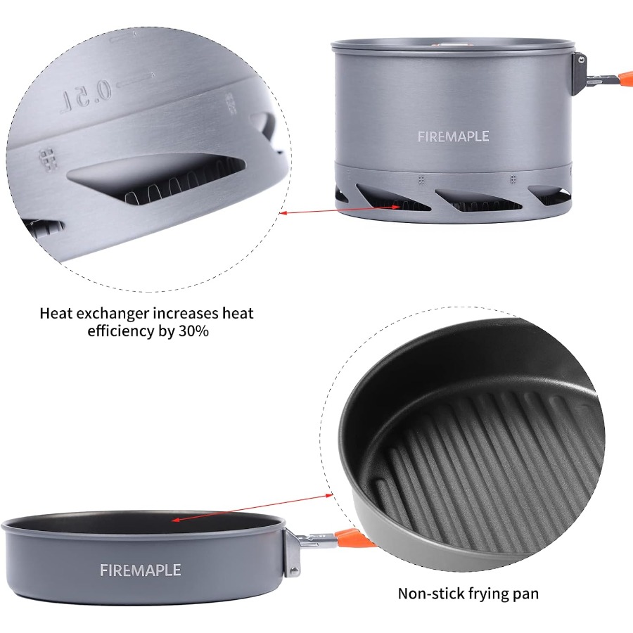Fire-Maple Feast 4 Piece Campi - Camping Hiking Cooking review and price