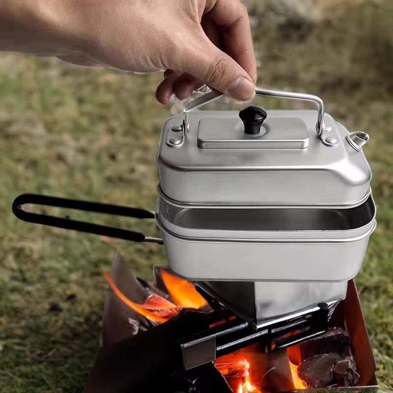 Ultralight Portable Picnic Cam - Camping Cooking Set Stainless Steel review and price