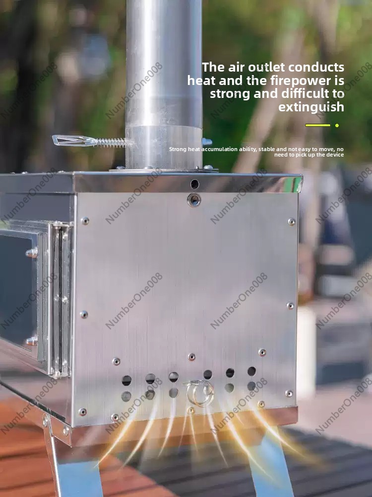 Portable Stainless Steel Wood  - Camping Cooking Fire Stove review and price