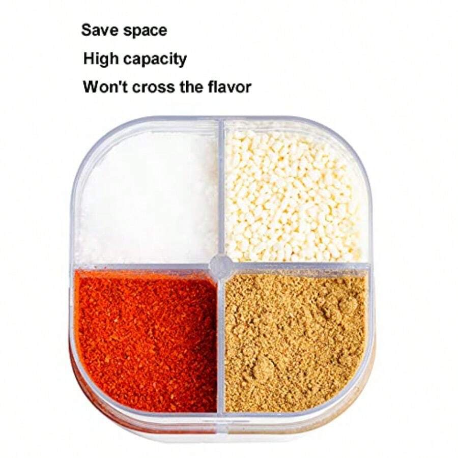 2 Pack 4 In 1 Spice Container  - Camping Cooking Can review and price