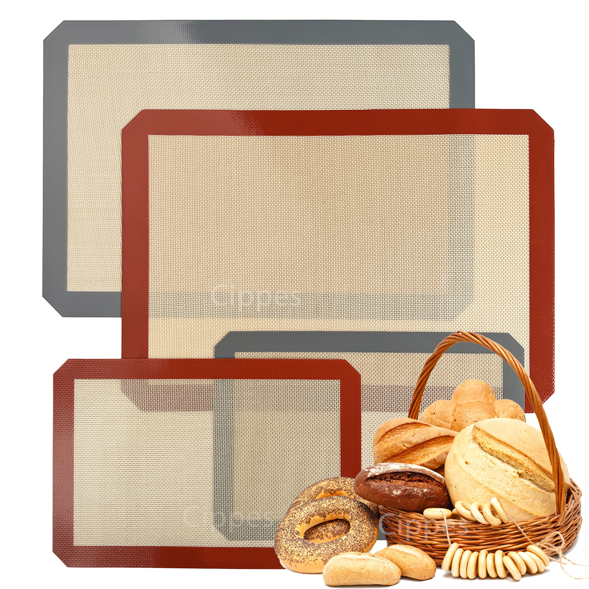 1PC, 2PCS Silicone Baking Mats - Camping Cooking Mat review and price