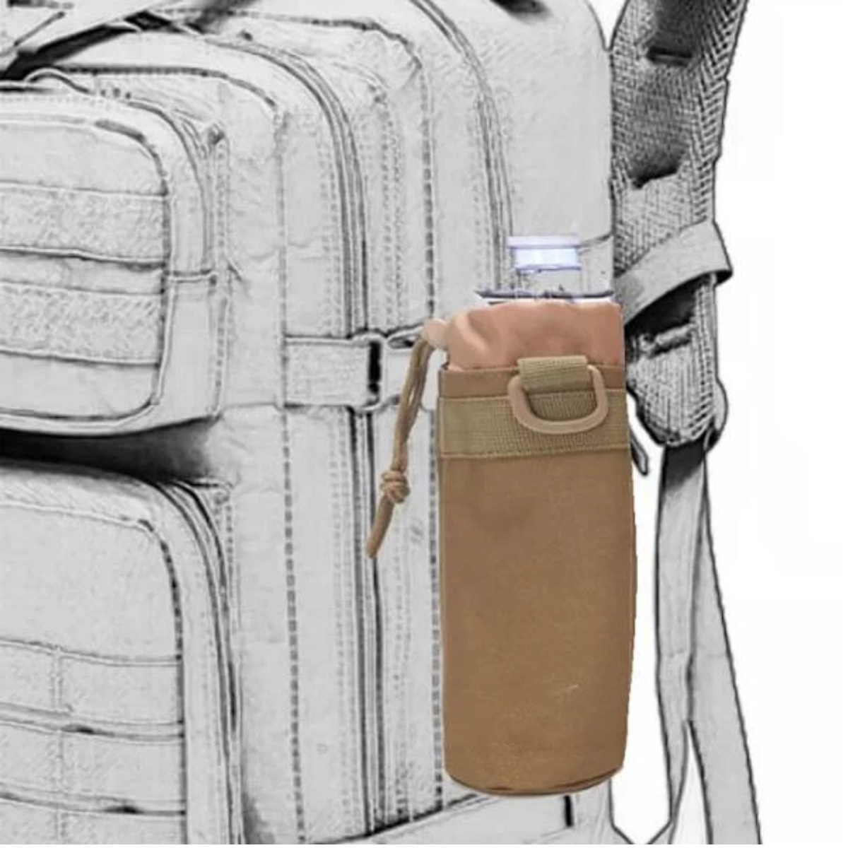 Tactical Molle Water Bottle Ba - Camping Cooking Can review and price