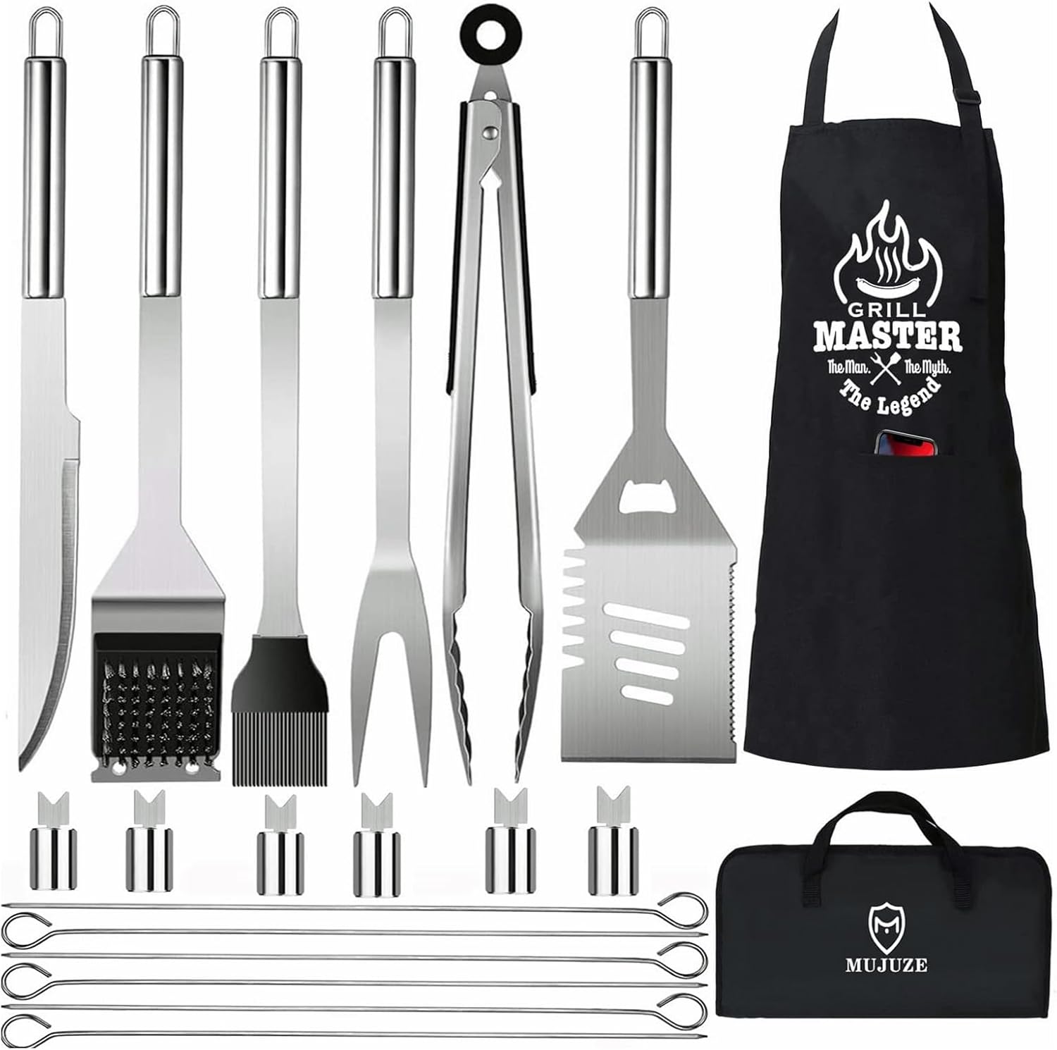Grill Set with Apron for Men,  - Camping Cooking Set review and price