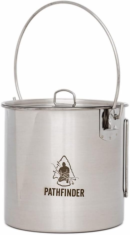Stainless Steel Bush Pot and L - Camping Cooking Set Stainless Steel review and price