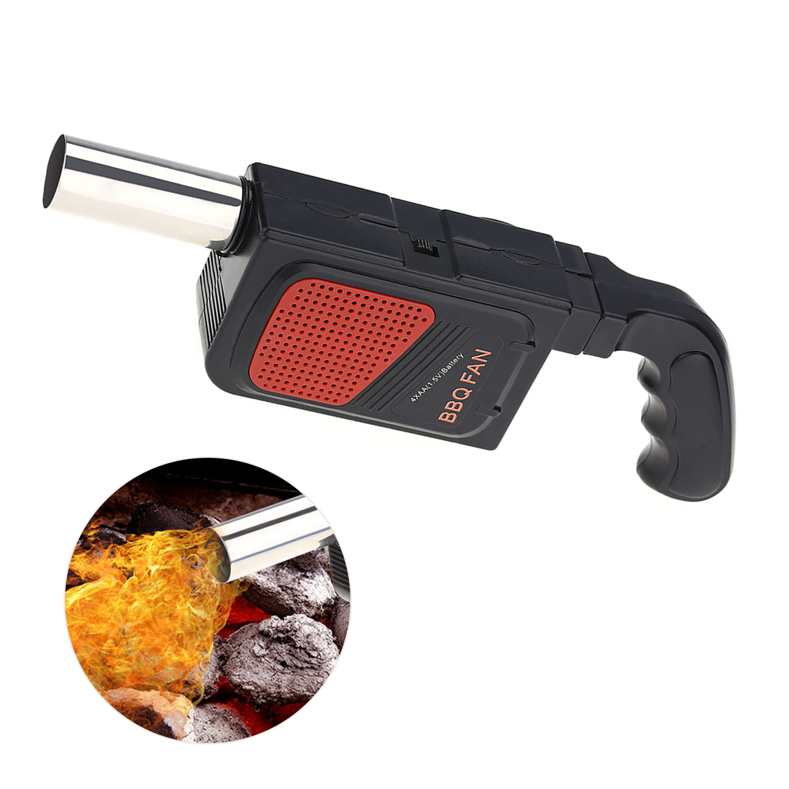 Handheld Electric BBQ Fan Air  - Camping Hiking Cooking review and price