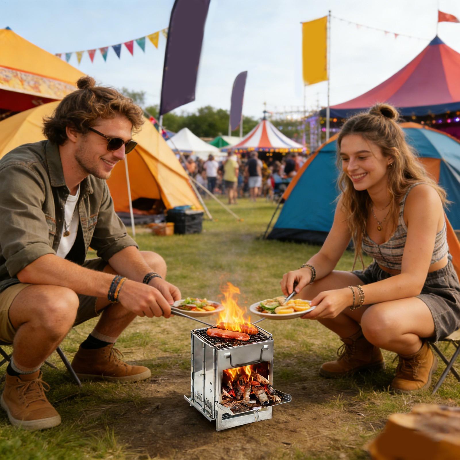 Portable Camping Stove Stainle - Camping No Cooking Meals review and price