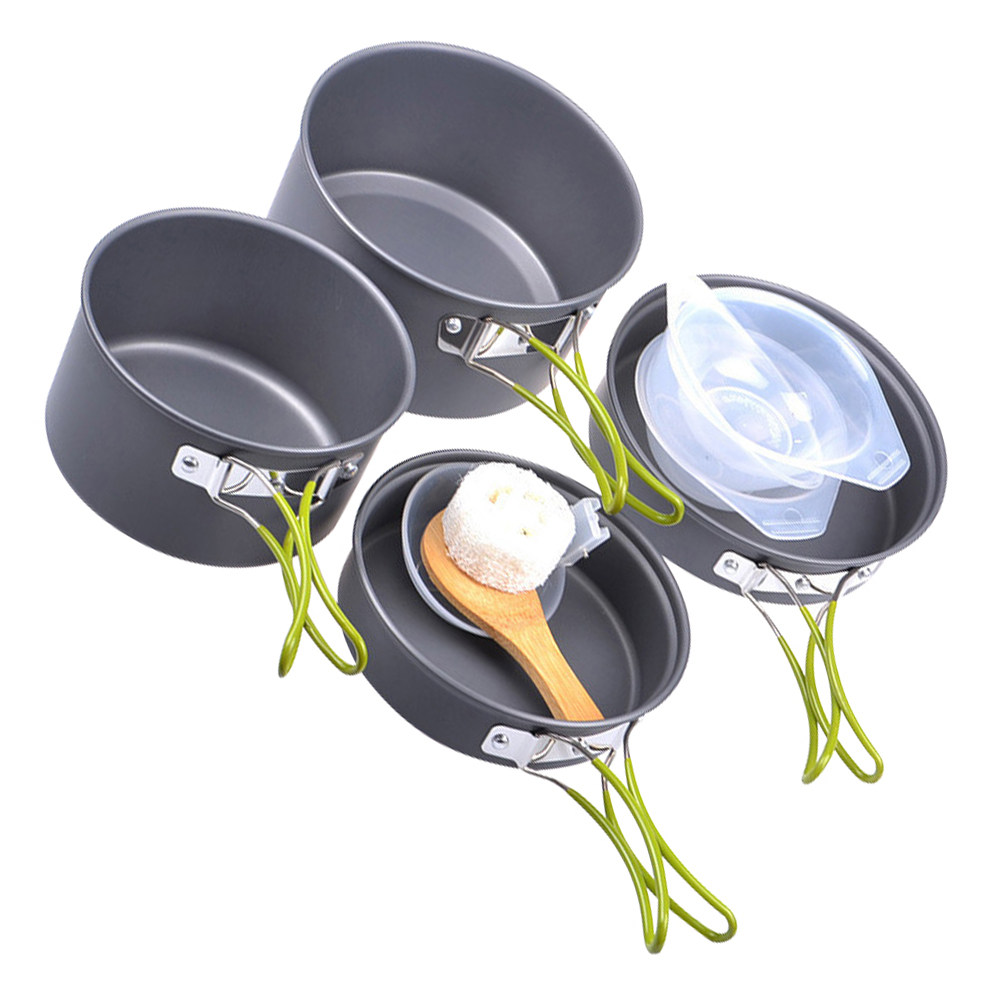 1Set Portable Camping Cookware - Camping Hiking Cooking review and price