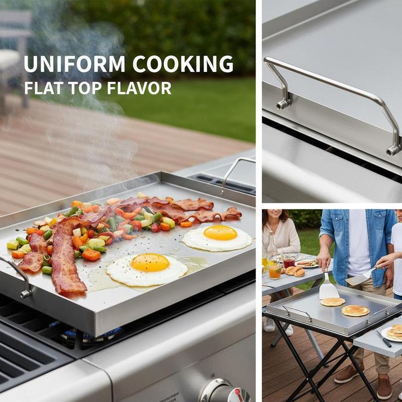 Flat Top Grill Plate 23x16 inc - Camping Cooking Grill review and price
