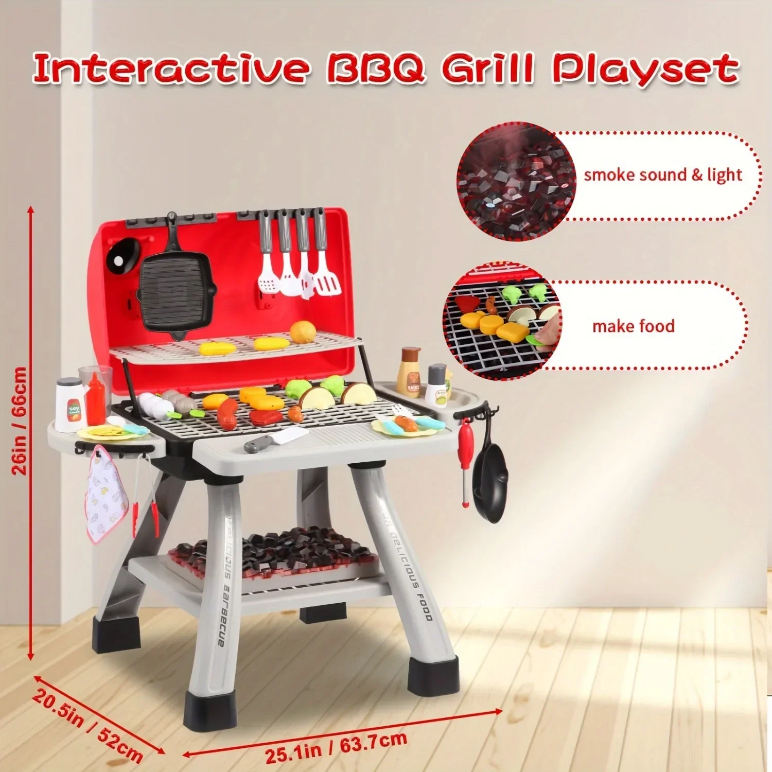 Barbecue Grill Toy Set Kids BB - Camping Cooking With Kids review and price