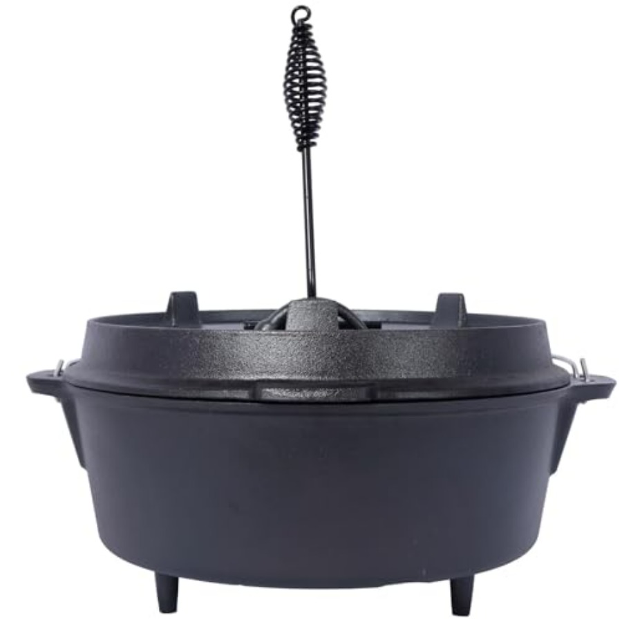 Pre-Seasoned Cast Iron Dutch O - Camp Dutch Oven Cast review and price