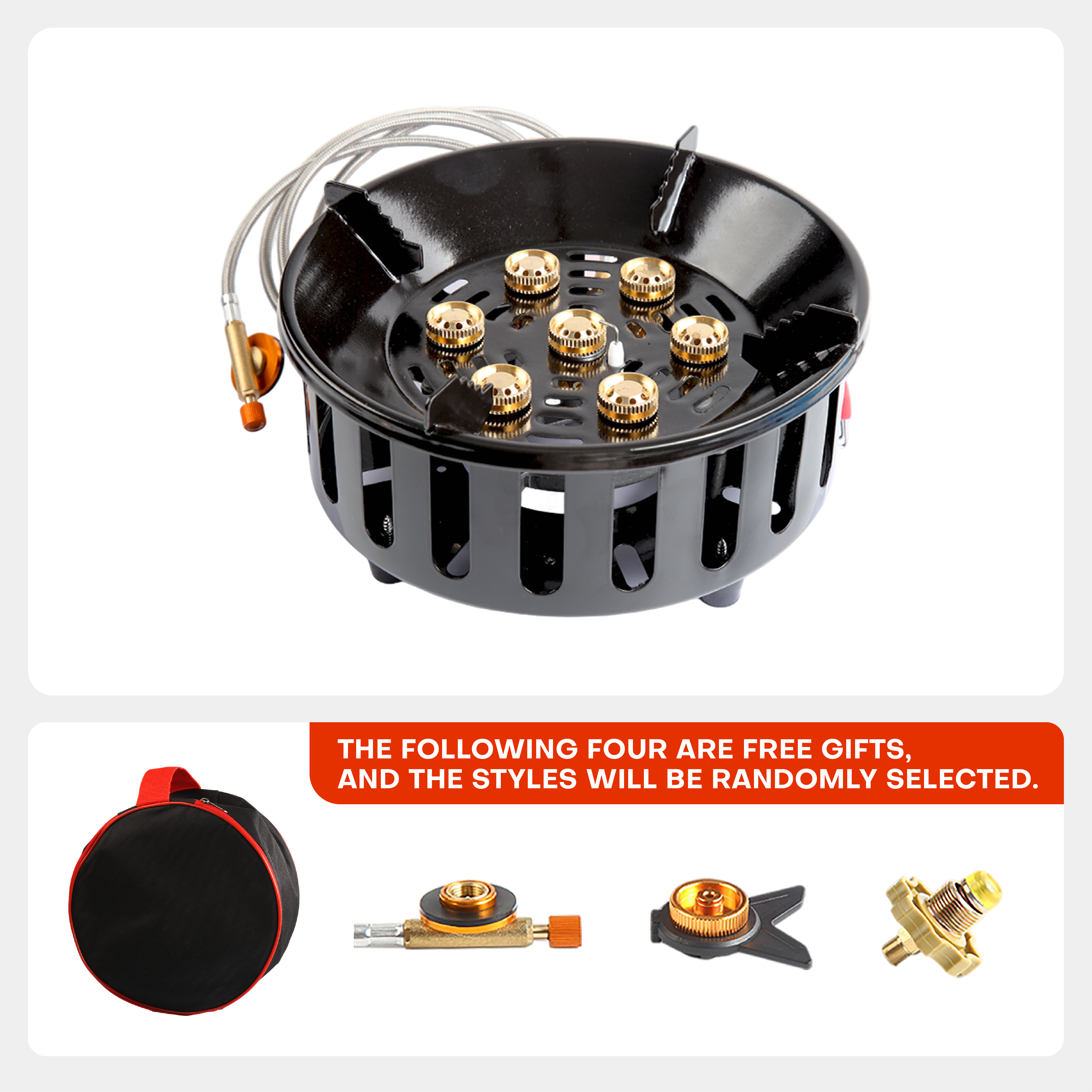 High-Power 7-Core 21000W Porta - Camping Cooking Fire Stove review and price