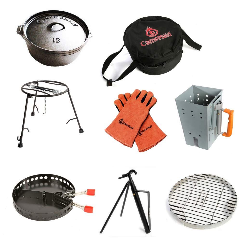 Outdoor Cooking Set Dutch Oven - Camp Dutch Oven Cast review and price