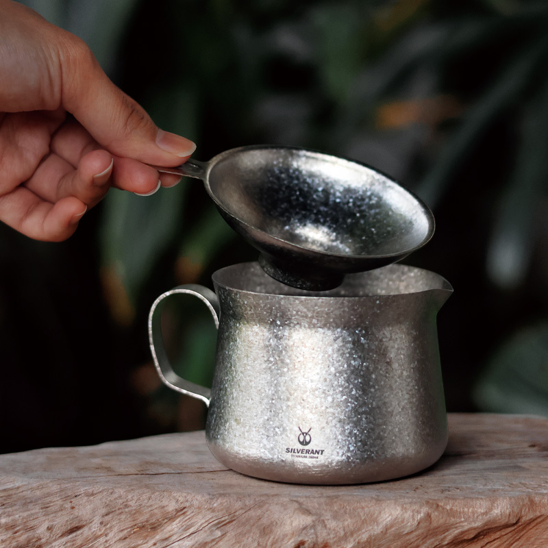 Titanium Coffee Teapot Kettle  - Pocket Coffee Maker review and price