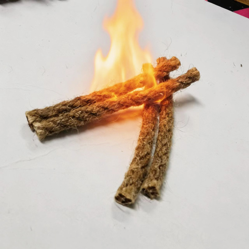 Outdoor Mini Wax Hemp Rope Por - Camping Cooking Fire Stove review and price