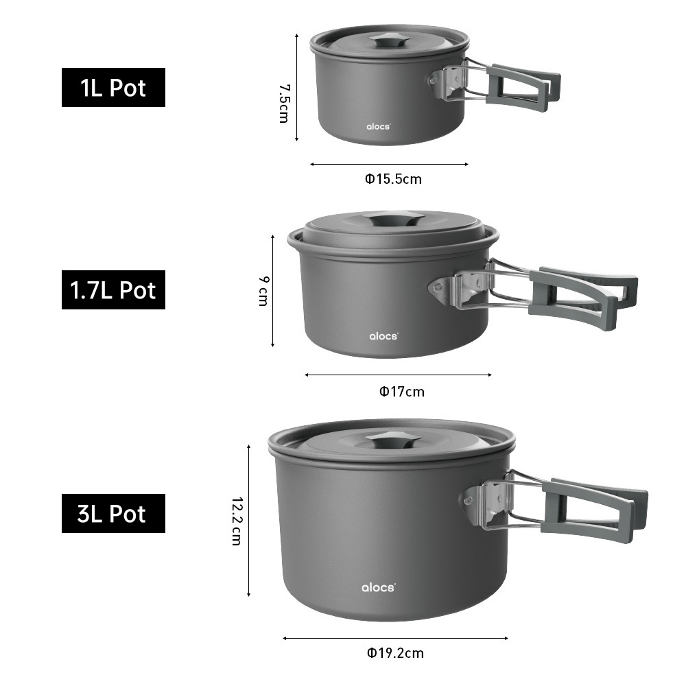 Camping Cooking Pot Aluminum A - Camping Cooking Unit review and price