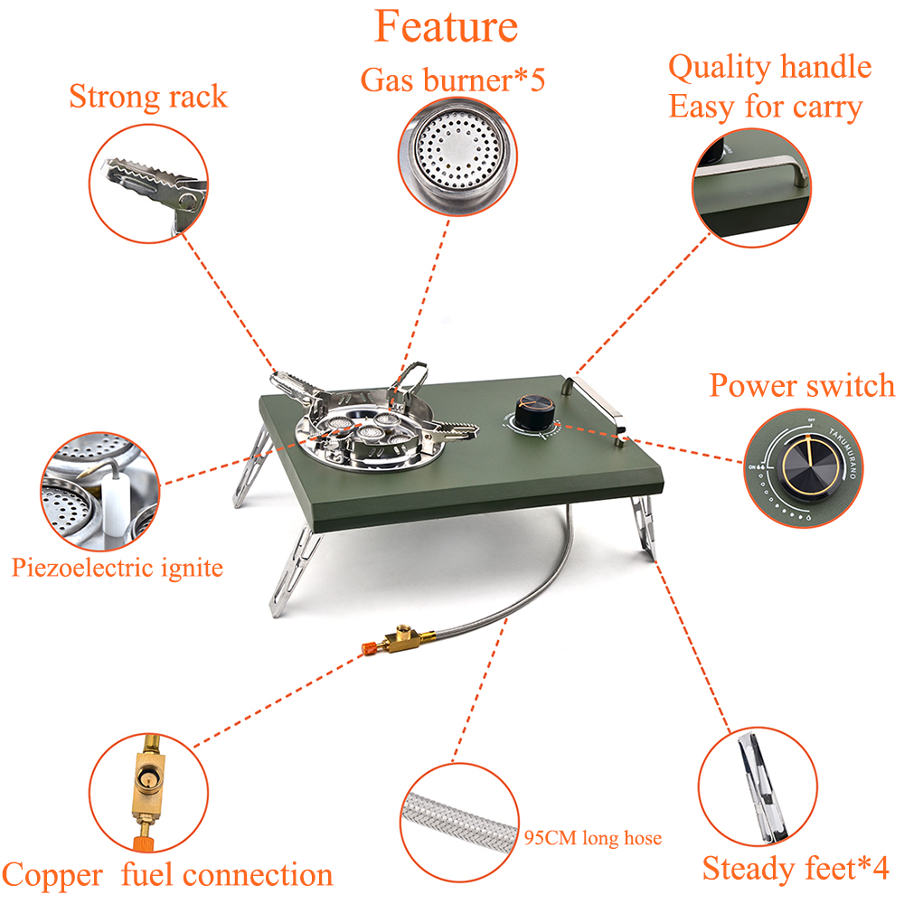 IGT Tabletop Stove 15800W Outd - Camping Cooking Gas Stove review and price