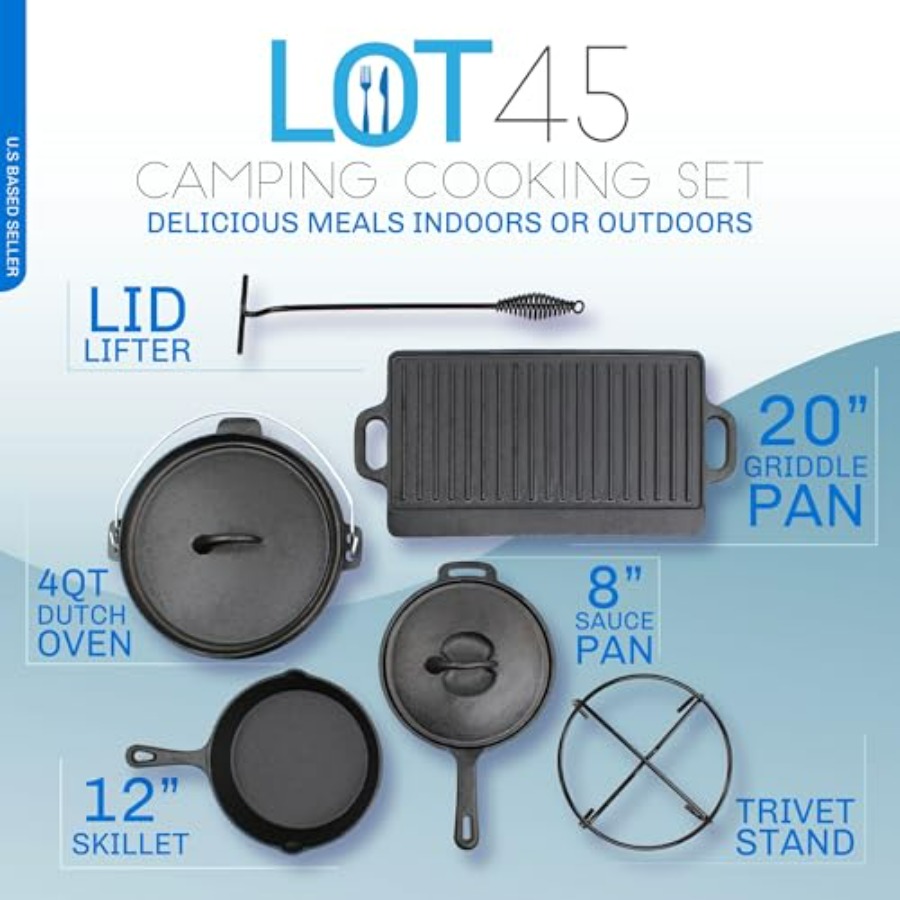 Pre-Seasoned Dutch Oven Campin - Camp Dutch Oven Cast review and price